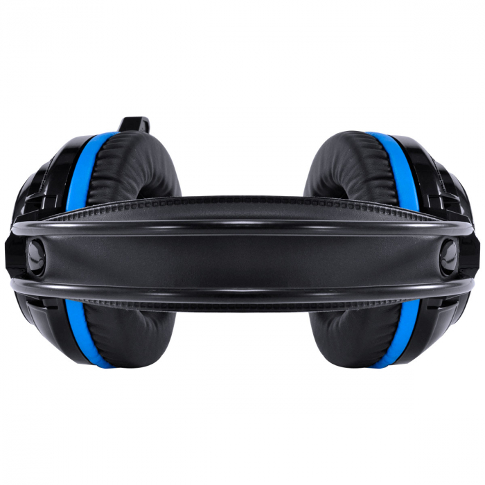 Fone Headset Gamer Vx Gaming Taranis V2, P2 Com Microfone - Preto E Azul