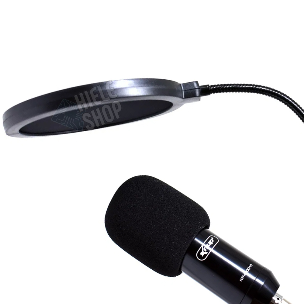 Microfone De Estudio Profissional Condensador Knup Youtuber KP-M0010