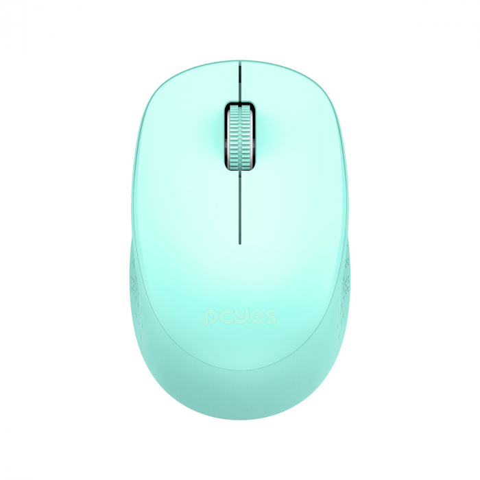 Mouse sem Fio Wireless Pcyes 1600 DPI, Mover Silent Click PMMWSCG- VERDE