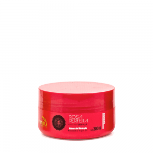 Máscara de Hidratação Rosa Perfeita - Para todos os tipos de cabelo - Cabelos super sedosos, macios e com brilho - 300g