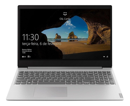 Notebook Lenovo Ultrafino IdeaPad 3i i5-10210U 8GB 256 GB SSD Windows 10 15.6" 82BS0005BR | Prata