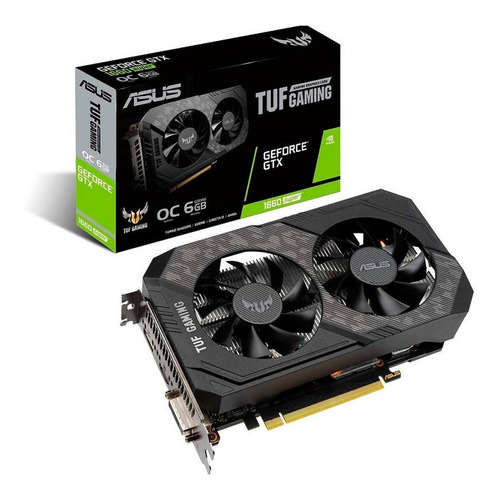 Placa De Vídeo Nvidia Asus Tuf Gaming Geforce Gtx 16 Series Gtx 1660 Super Tuf-gtx1660s-o6g-gaming Oc Edition 6gb