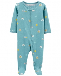 Pijama 2-Way Zip - Borboleta - Carter's 