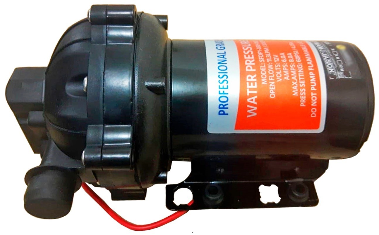 Bomba de Pressurização Automática 3.0 GPM 12V 60 PSI com Pressostato
