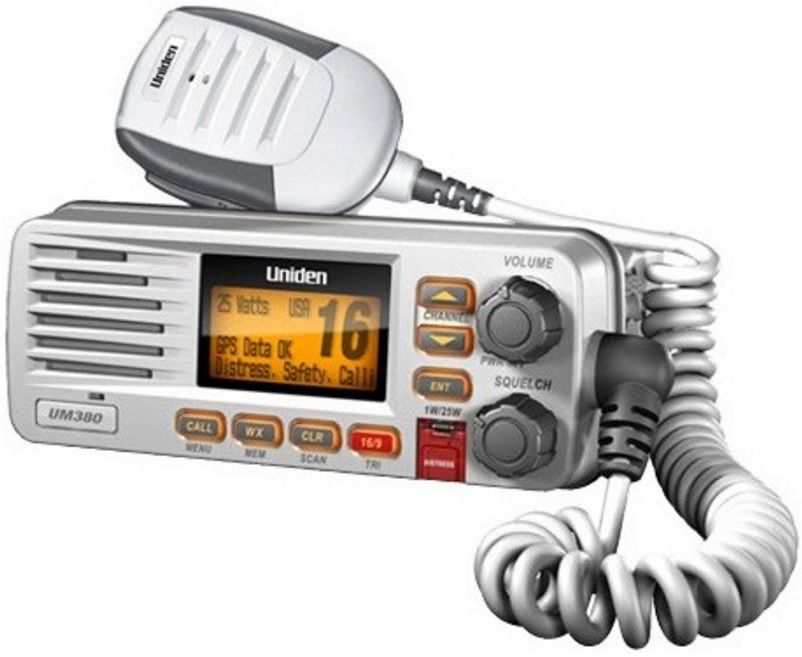 Rádio VHF Digital Marítimo Uniden Solara D UM380 - Class D DSC Marine Radio - Homologado Anatel