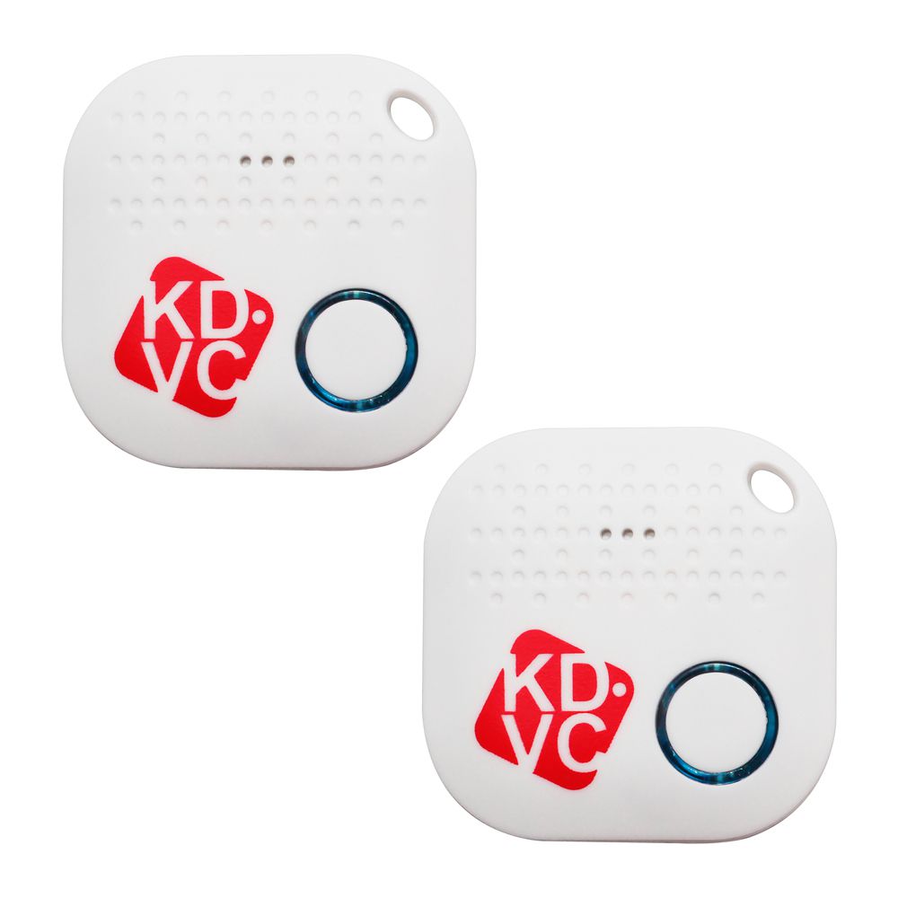 Kit com 2 Localizador Bluetooth KDVC Para Celular Carteira Chaveiro ou PET