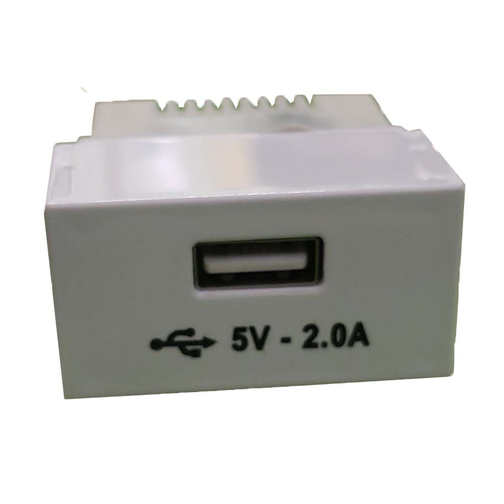 Módulo de tomada USB 5V - 2.0A - Linha Slim Ilumi 8191