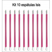 Kit 10 espatulas Isis Cutelaria