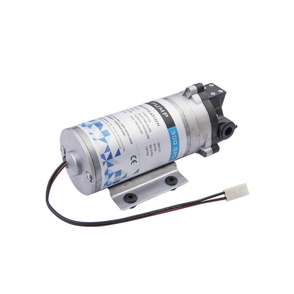 Bomba Pressurizada  para Aparelhos de Osmose Reversa 300 GPD + Fonte - Adaptador 2.5A