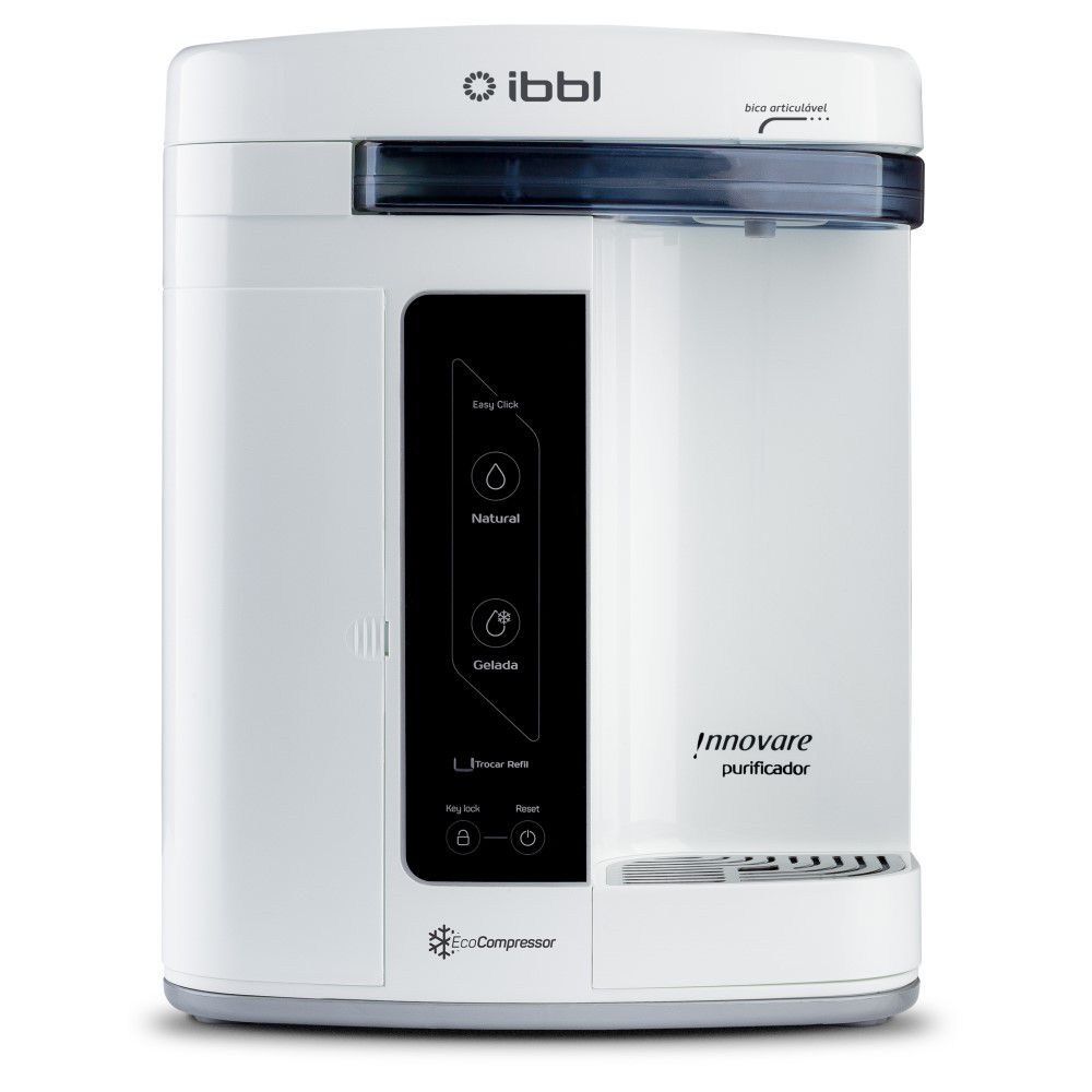 Purificador de Agua Gelada Refrigerado IBBL Innovare Branco 220v + Refil Extra