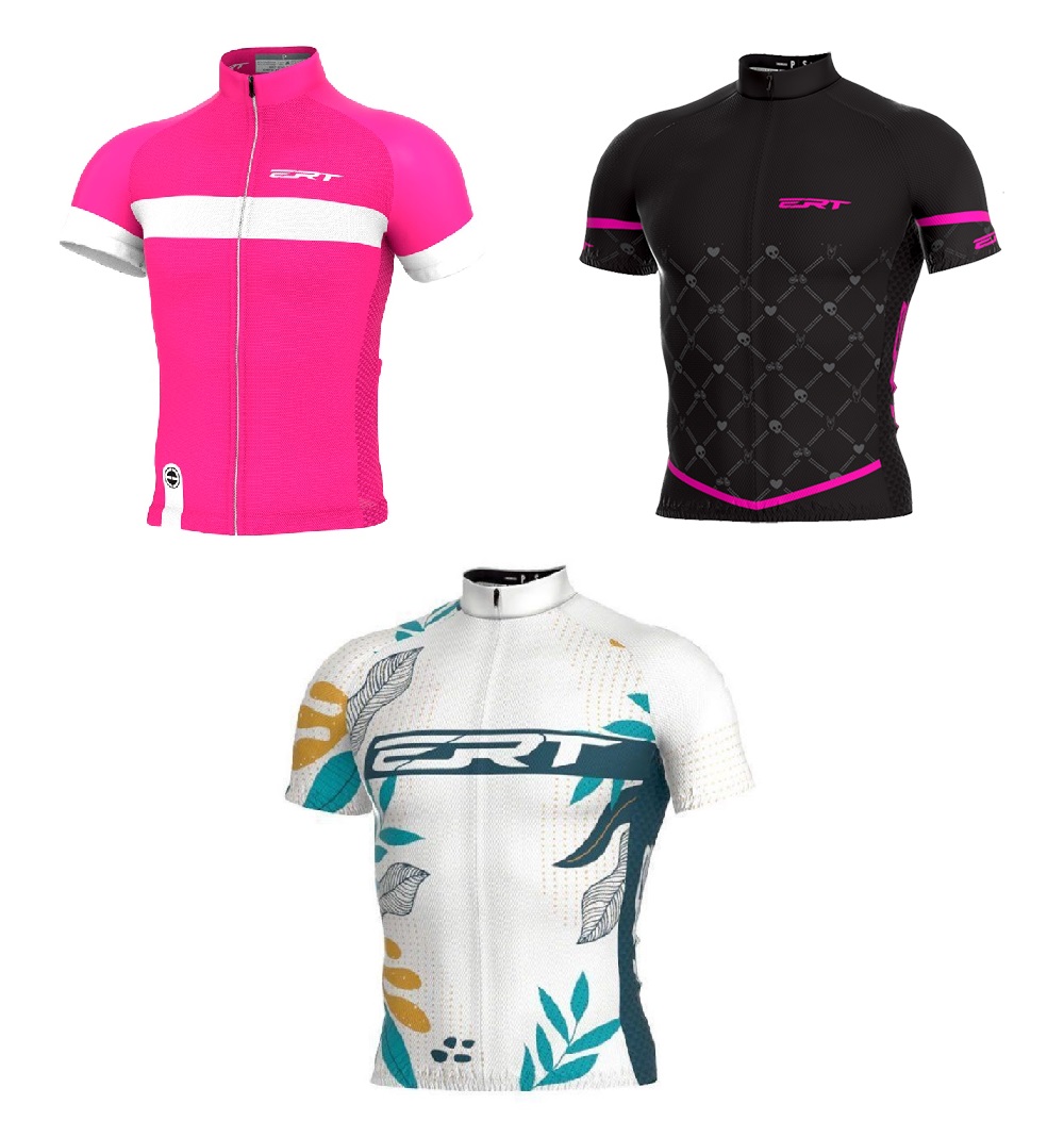 Camisa camiseta feminina ciclismo Classic ERT