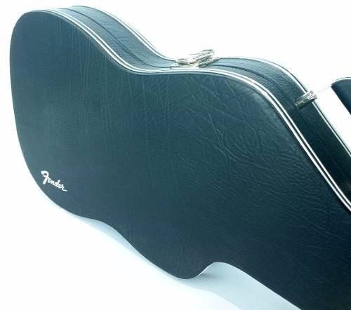 Case Para Guitarra Strato Canhoto Logo Fender Luxo