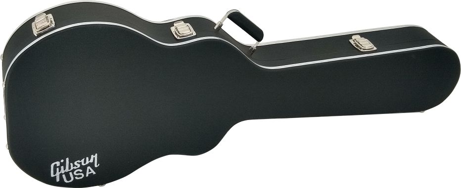 Case Térmico para Guitarra Les Paul Luxo Logo Gibson USA Pelúcia Branca