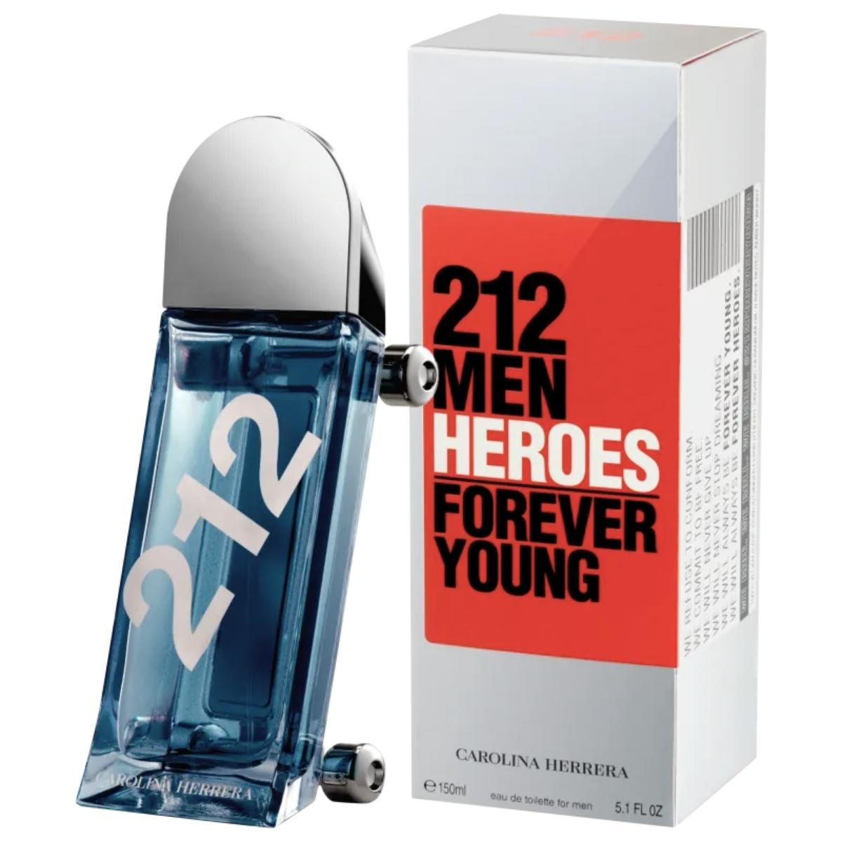 212 Men Heroes Forever Young Carolina Herrera Masculino Eau de Toilette