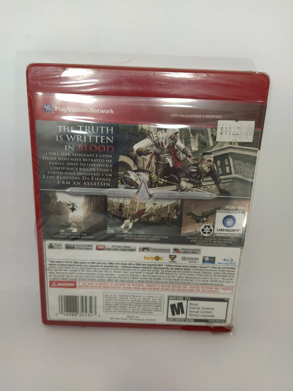 Jogo Assassin's Creed II Ps3 Mídia Física Lacrado