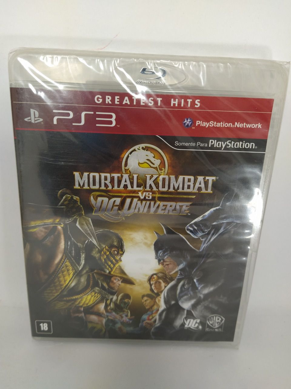 Jogo Mortal Kombat vs DC Ps3 Mídia Física Lacrado