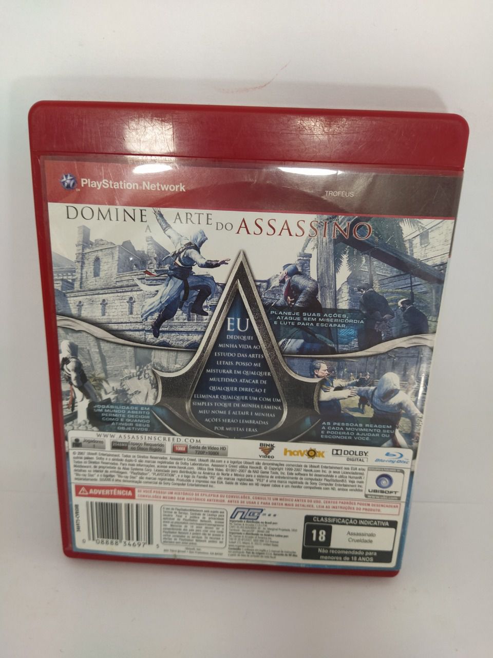Jogo Ps3 Assassin's Creed Mídia Física Usado