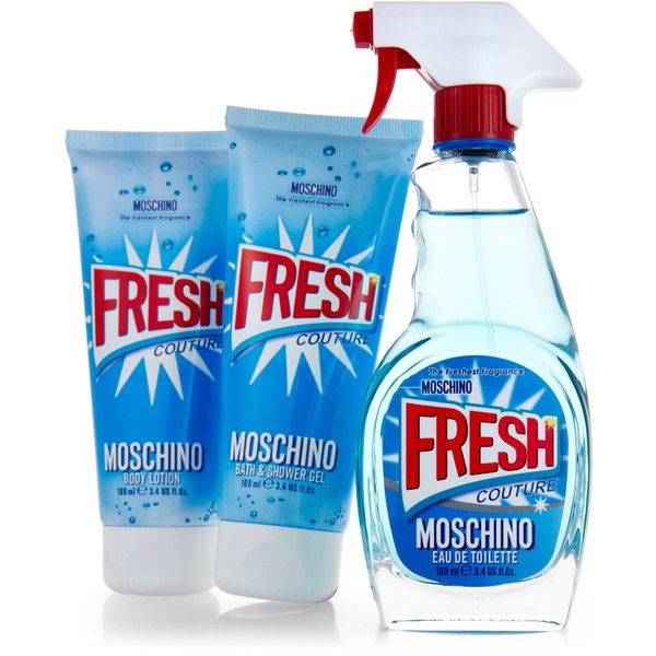 kit Fresh Couture Moschino Feminino EDT 50ml - Shower Gel 100ml - Body Lotion