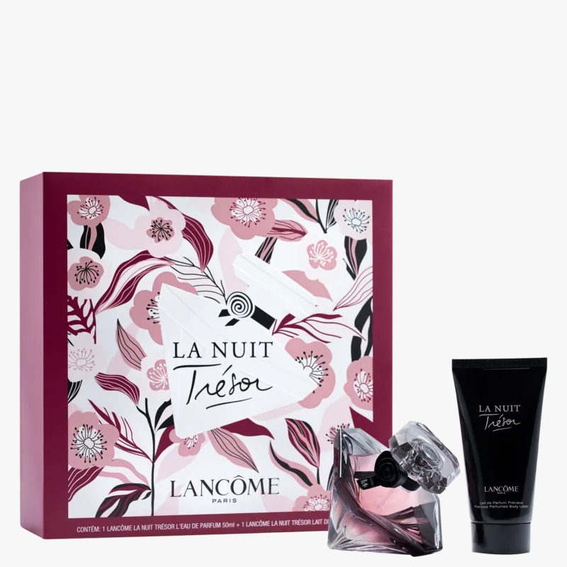 Kit La Nuit Trésor Lancôme Feminino Eau de Parfum 50ml + Loção Corporal  50ml