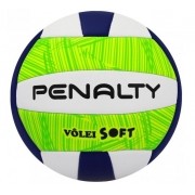 Bola Penalty Volei Soft X - Branca e Verde