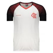 Camisa Braziline Flamengo Fortune - Masculino - Branco e Vermelho