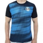 Camiseta Grêmio Dry Speed Masculina - Preta e Azul