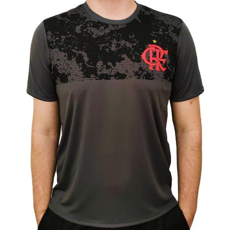 Camisa Braziline Flamengo Heed Masculina - Chumbo