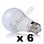 Lampada Led Bulbo Amarela Quente 9w 3000k Taschibra Tkl60 | Kit 6 unidades