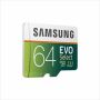 Cartão de Memória Samsung MicroSDXC EVO Select 64GB Classe 10, U3 e 4K UltraHD, Com Adaptador SD