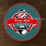 Luminoso de Parede Barber Shop 30cm Acrilico LED, Luminoso de Bar e Churrasqueira, Placa Decorativa de Parede