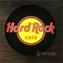 Luminoso de Parede Hard Rock 30CM Acrilico LED, Luminoso de Bar e Churrasqueira, Luminária, Placa Decorativa de Parede