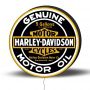 Luminoso de Parede Harley Davidson Retrô 40cm Acrilico LED, Luminoso de Bar e Churrasqueira, Placa Decorativa de Parede
