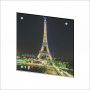 Quadro de Parede em Acrílico Tamanho 80x80cm Torre Eiffel Paris França, Quadro Decorativo Para Salas e Quartos