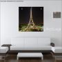 Quadro de Parede em Acrílico Tamanho 80x80cm Torre Eiffel Paris França, Quadro Decorativo Para Salas e Quartos