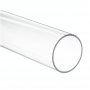 Tubo de Acrílico Transparente Cristal | Medidas: Comprimento 2 metros - Diâmetro 10mm - Espessura da Parede 1mm
