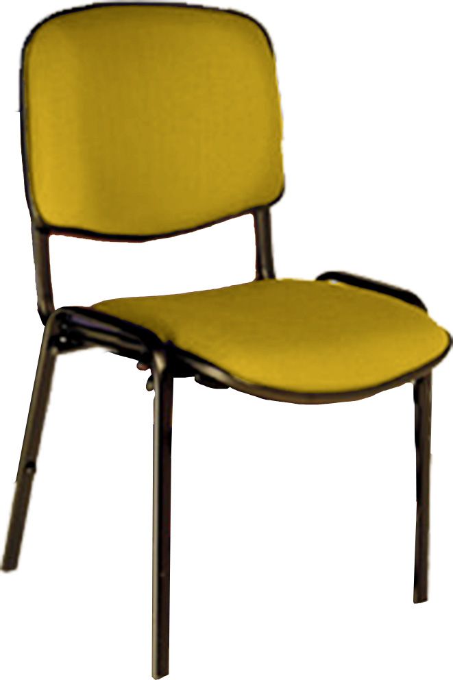 AF 5004 - Cadeira fixa, empilhável, palito, sem braços, encosto médio
