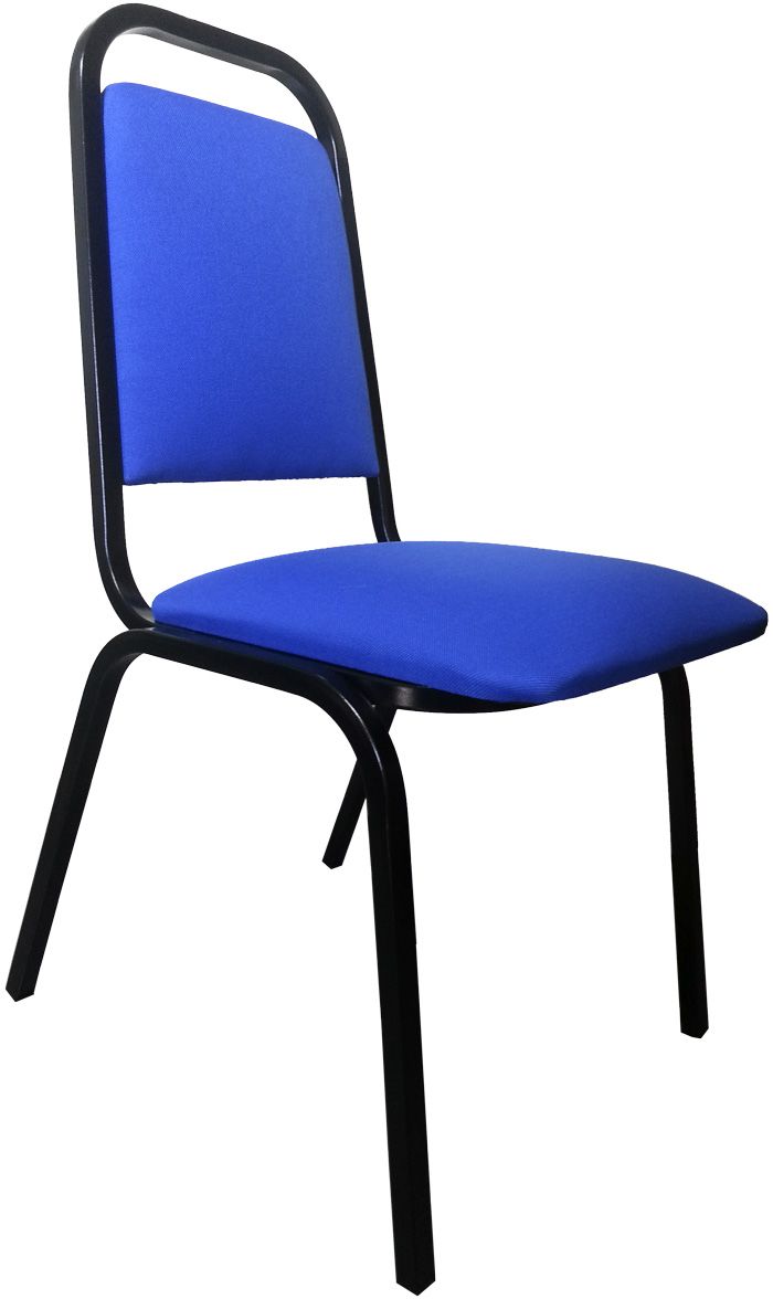 AF 5005 - Cadeira fixa para convenção, empilhável, palito, sem braços, encosto médio
