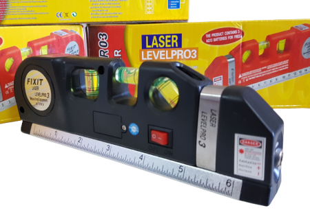 Nivel à laser com trena profissional