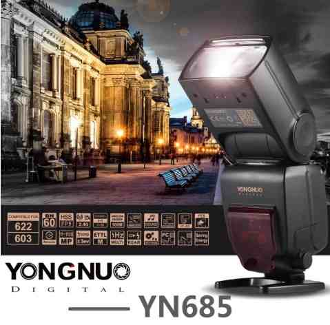Flash Yongnuo YN 685 Para Canon Com Radio Embutido e TTL
