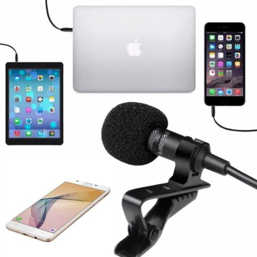 Microfone Lapela conexão P3 para celular ( IOS, ANDROID ) tablet´s, e notebook´s mais atuais