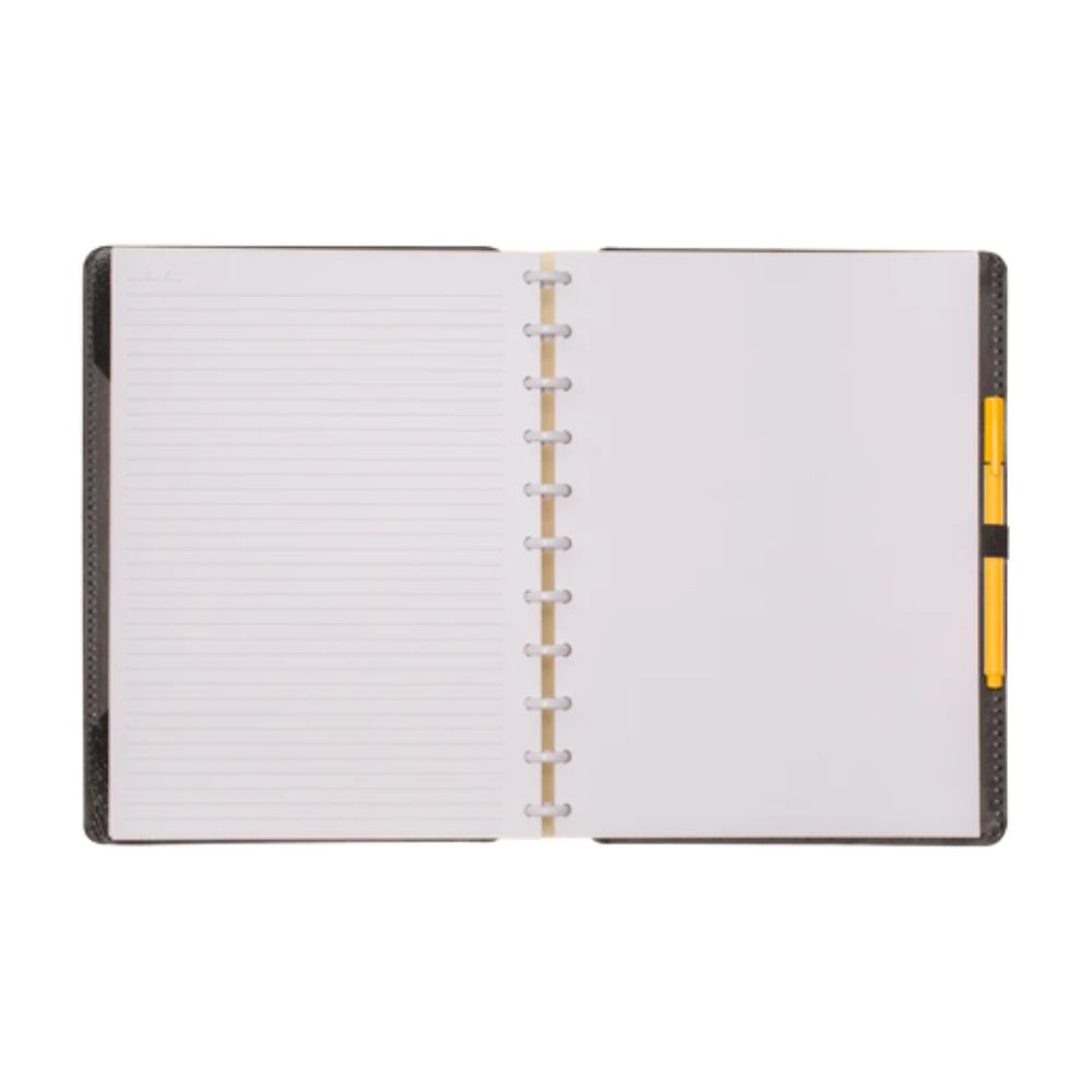 Caderno Inteligente Grande Amarelo Pastel