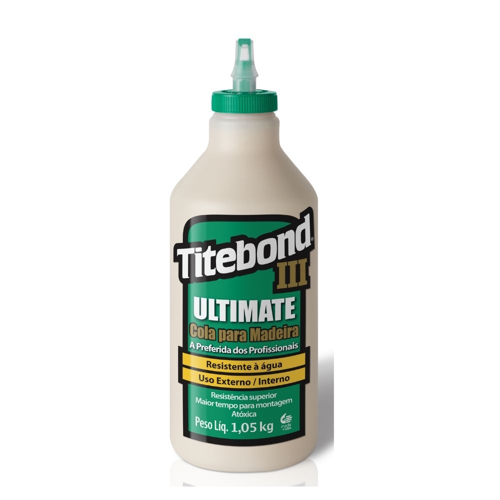 Kit 2Kg Titebond Ultimate III  Cola para Madeira (2x 1Kg)