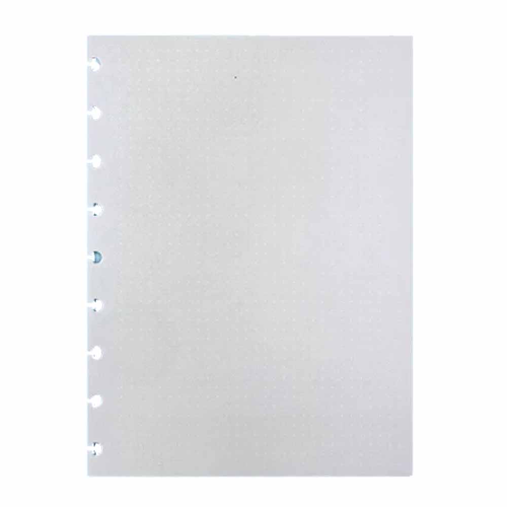Refil Pontilhado Linha Branca - A5 90g Caderno Inteligente