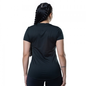 Camiseta Running Slim Feminina Elite Com Tecido Perfurado