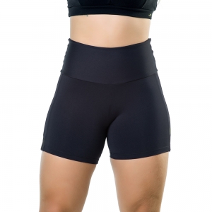 Short Fitness Feminino Elite Cós Alto E Proteção UV