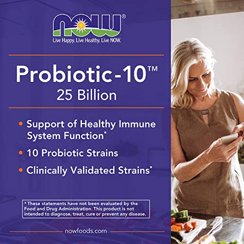 Probióticos-10 25 Billion Now Foods - 100 Capsulas