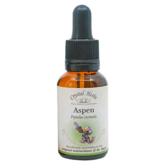 Aspen - Florais de Bach Crystal Herbs - 20 ml  - Floressência