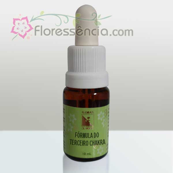 Fórmula do Terceiro Chacra - 10 ml - Florais de Minas  - Floressência
