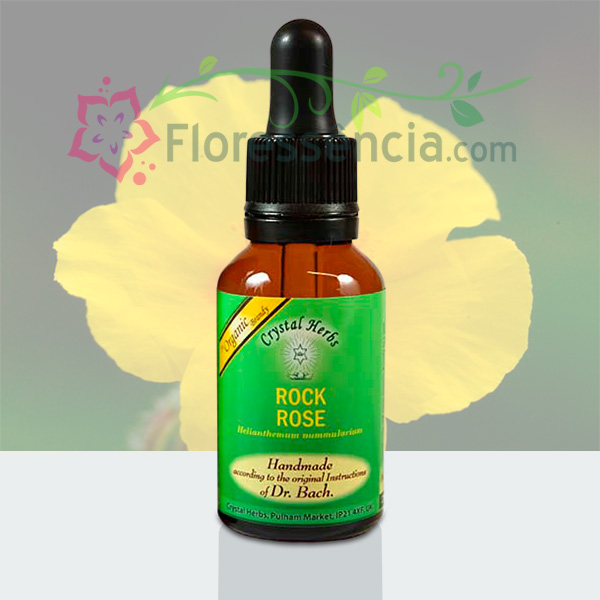 Rock Rose - Florais de Bach Crystal Herbs - 25 ml - Floressência