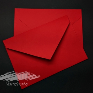 Envelope  Bico EN 3100 Vermelho Vivo 15x21cm 25 und